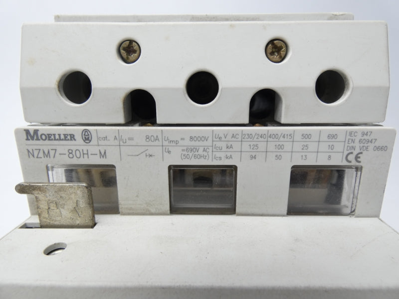 KLOCKER MOELLER NZM7-80H-M 690VAC 80A UNMP