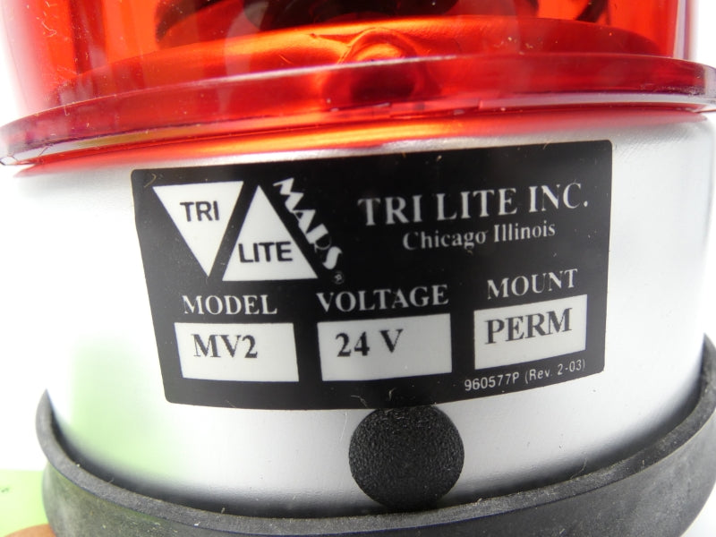TRI LITE MV2IND-24P/R 24V NSMP