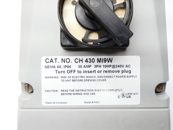 CEAG CH430P9W 250VAC 30A NSMP