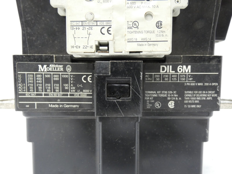 KLOCKNER MOELLER DIL6M 230/240V UNMP
