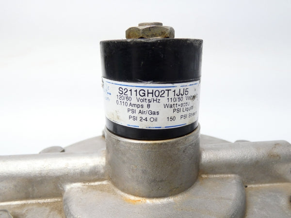 GC VALVES S211GH02T1JJ5 110/120V 0.110A 150PSI UNMP