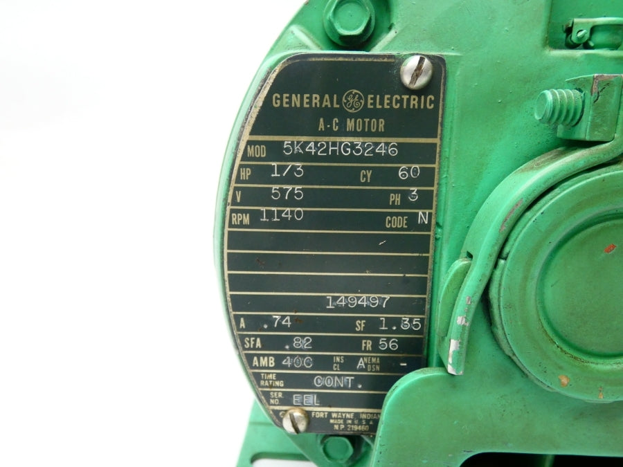 GENERAL ELECTRIC 5K42HG3246 575V .74A NSNP