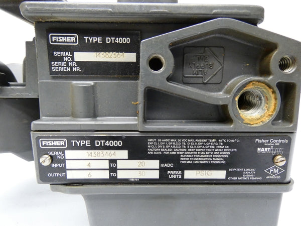 FISHER DT4000 30VDC 6-30PSI UNMP