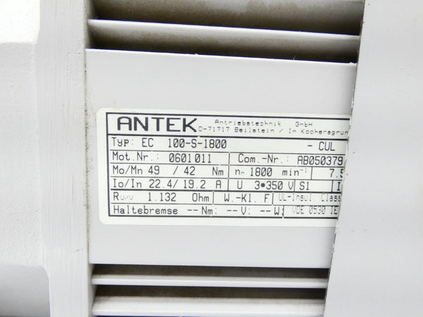 ANTEK EC100-S-1800-CUL 0601011 350V 22.4/19.2A NSNP