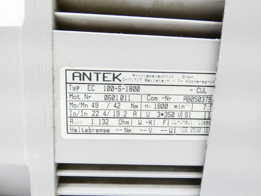 ANTEK EC100-S-1800-CUL 0601011 350V 22.4/19.2A NSNP