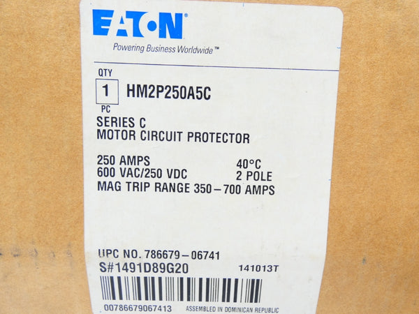 EATON HM2P250A5C 1491D89G20 600VAC 250A NSMP