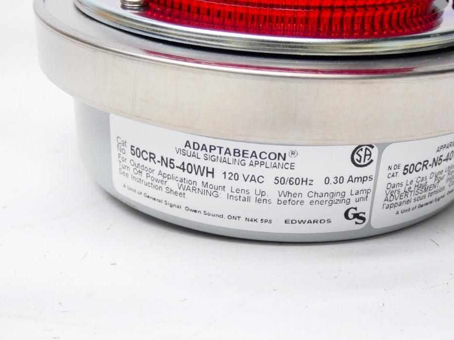 EDWARDS 50CR-N5-40WH 120VAC .30A NSMP