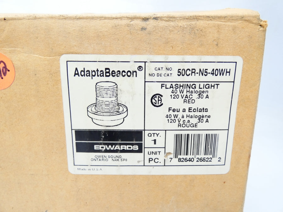 EDWARDS 50CR-N5-40WH 120VAC .30A NSMP