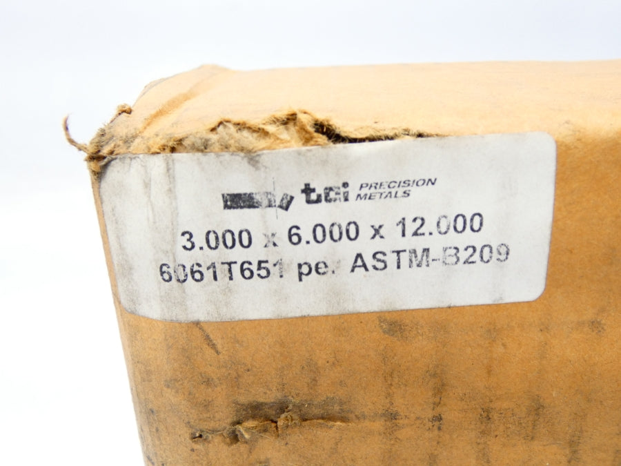 TCI ASTM-B209 6061T651 3"/6"/12" NSMP