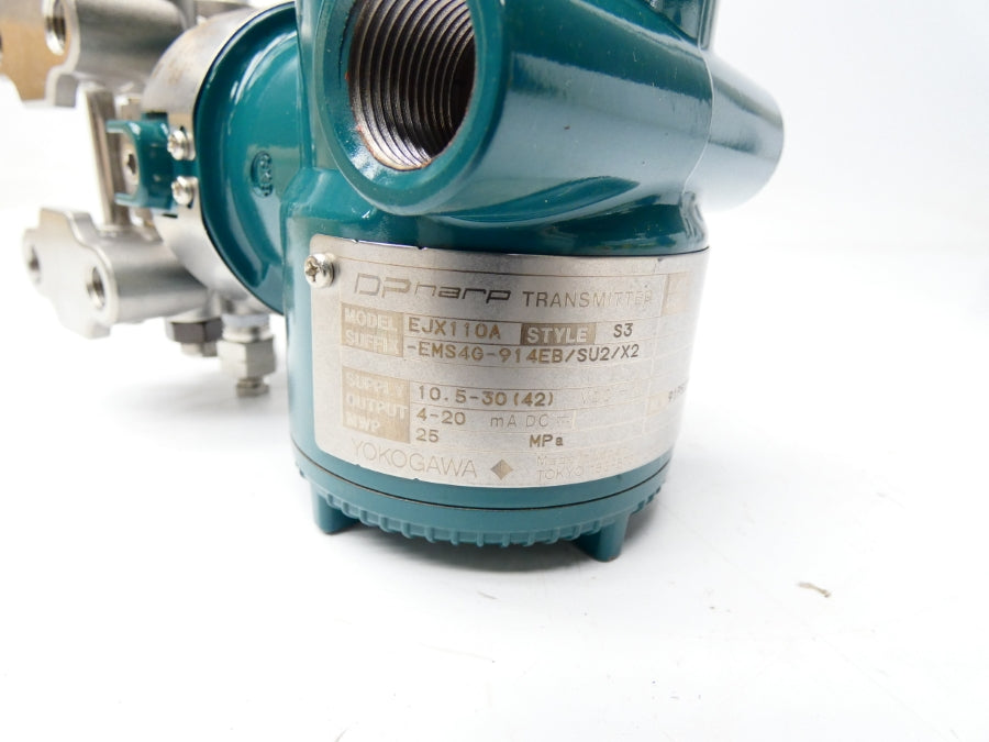 YOKOGAWA EJX110A-EMS4G-914EB/SU2/X2 10.5-30VDC NSMP