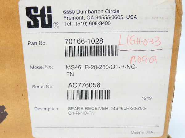 STI MS46LR-20-260-Q1-R-NC-FN 70166-1028 24VDC 1.4A NSMP