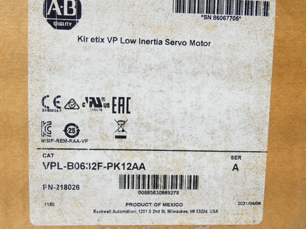 INDUSTRIAL SPARE PART VPL-B0632F-PK12AA SER. A 480V 1.2A NSMP