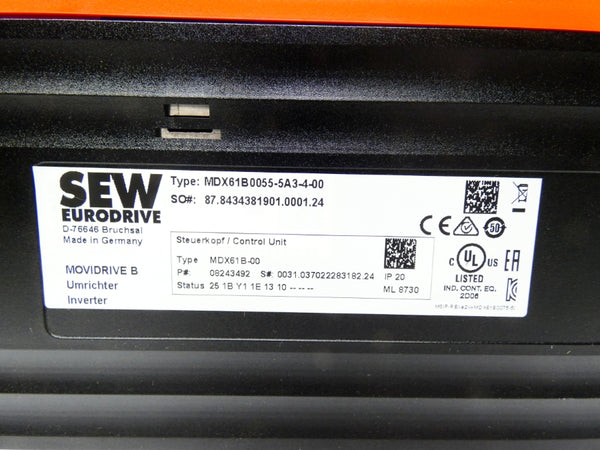SEW EURODRIVE MDX61B0055-5A3-4-00 NSNP