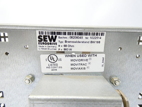 SEW EURODRIVE BW168 0820604X NSNP