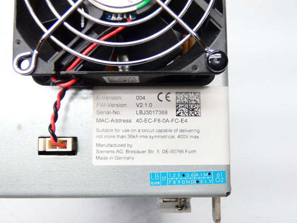 KRONES A5E03830062 0902659552 VER. 004 F/W V2.1.0 400VAC 45A  NSNP