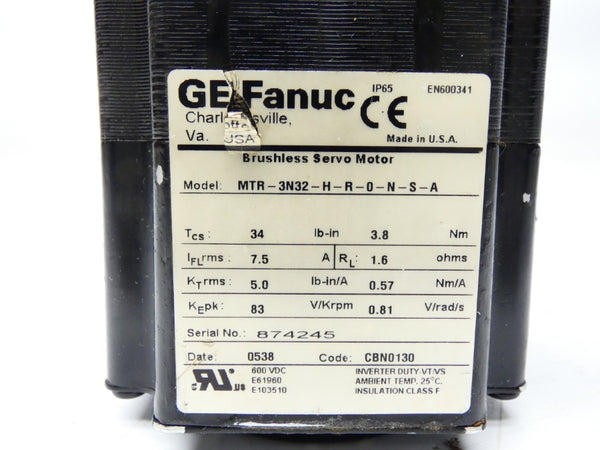 GE FANUC MTR-3N32-H-R-0-N-S-A UNMP