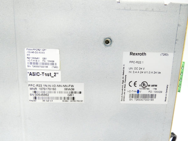 REXROTH PPC-R22.1N-N-V2-NN-NN-FW 24VDC 3.4A NSNP