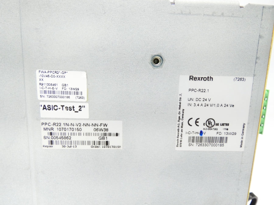 REXROTH PPC-R22.1N-N-V2-NN-NN-FW 24VDC 3.4A NSNP
