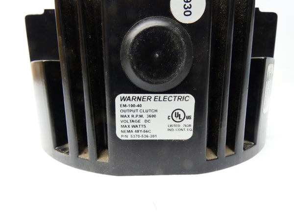 WARNER ELECTRIC EM-100-40 5370-536-201 NSNP