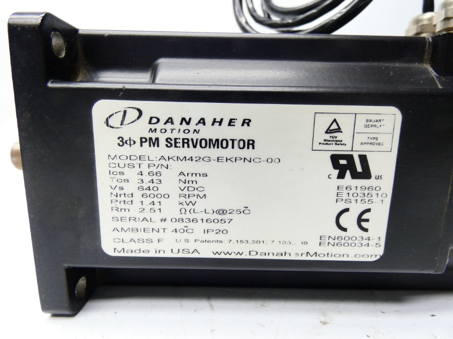 DANAHER MOTION AKM42G-EKPNC-00 640VDC 4.66A UNMP