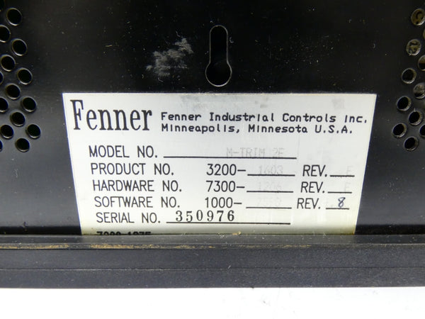 FENNER M-TRIM2E 3200-1603 REV. E 115/230VAC 0.1A UNMP