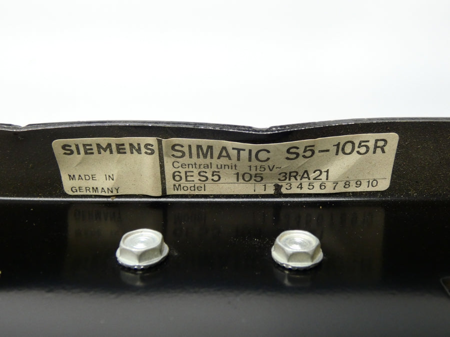 SIEMENS S5-105R 6ES5105-3RA21 115V UNMP