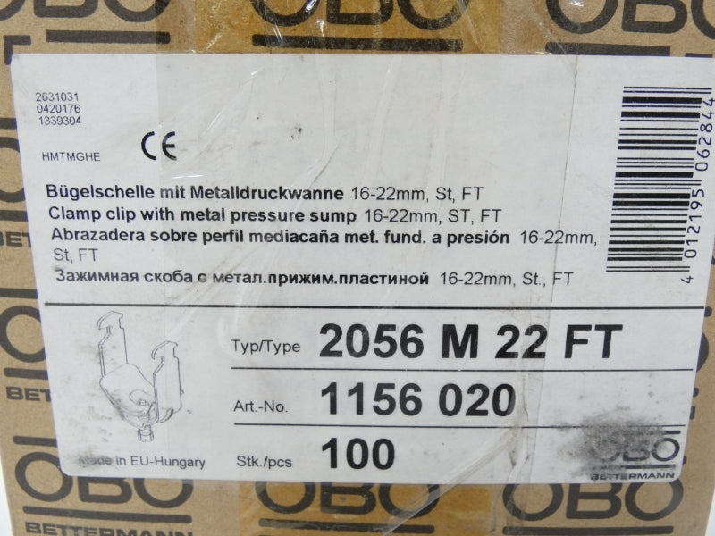 OBO BETTERMANN 2056 M 22 FT (PKG 100) NSMP