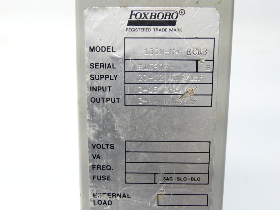 FOXBORO 130M-N4ECRB UNMP
