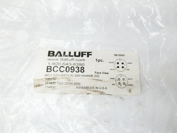 BALLUF BCCA314-A314-30-346-VX44W6-200 BCC093 NSMP