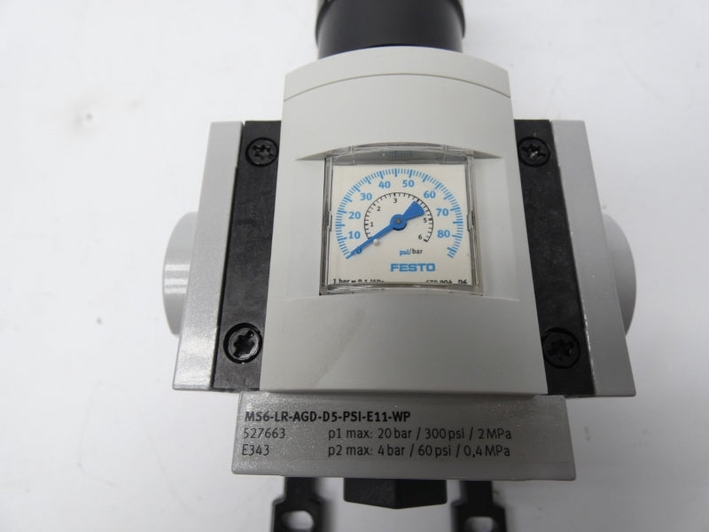 FESTO MS6-LR-AGD-D5-PSI-E11-WP 527663 300PSI (NO KEY) NSMP