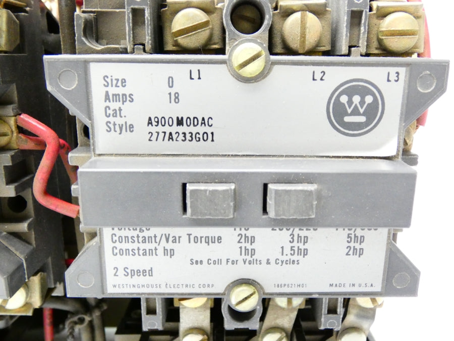 WESTINGHOUSE A900M0DAC 110/120V 18A UNMP