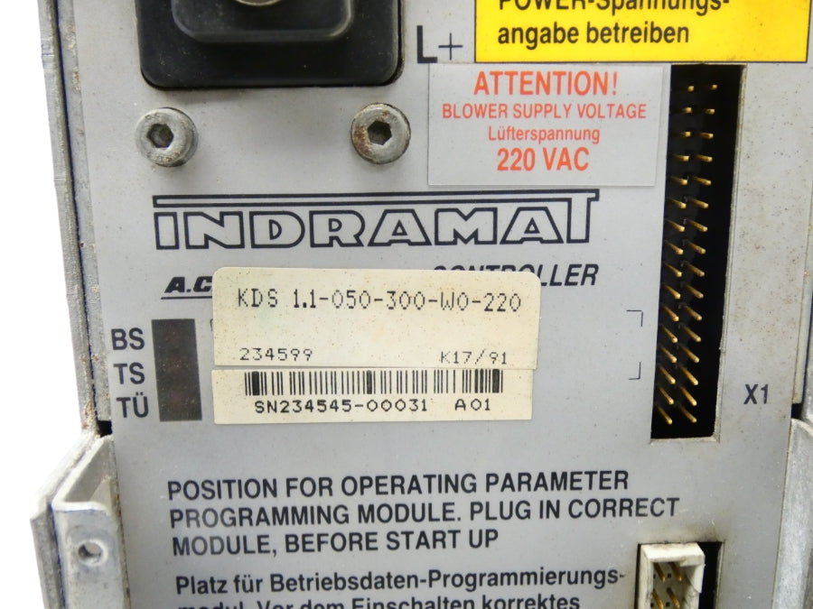 INDRAMAT KDS1.1-050-300-W0-220 300VDC UNMP