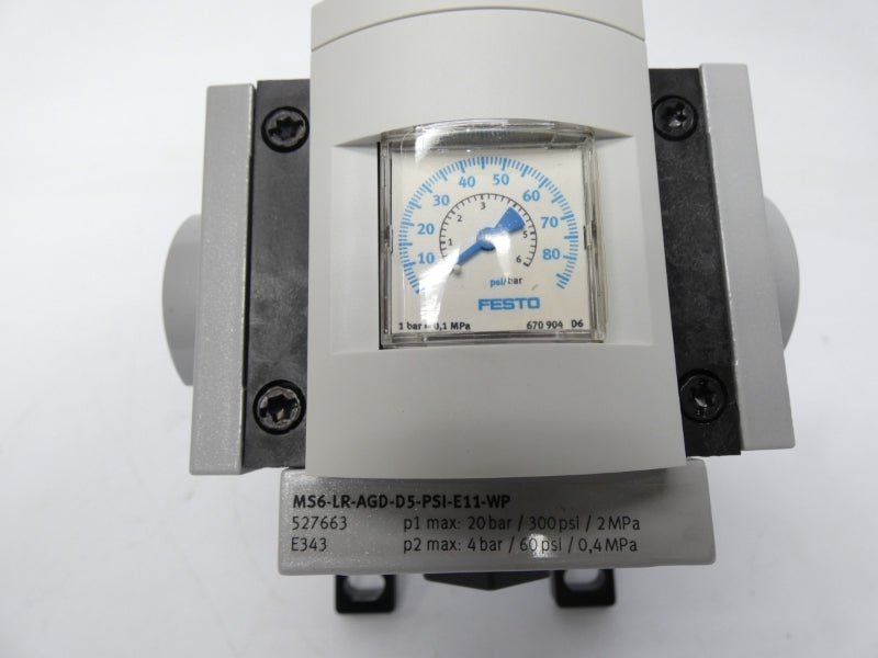 FESTO MS6-LR-AGD-D5-PSI-E11-WP 527663 300PSI NSMP