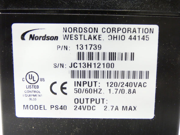NORDSON PS40 131739 120/240VAC 1.7/0.8A NSMP