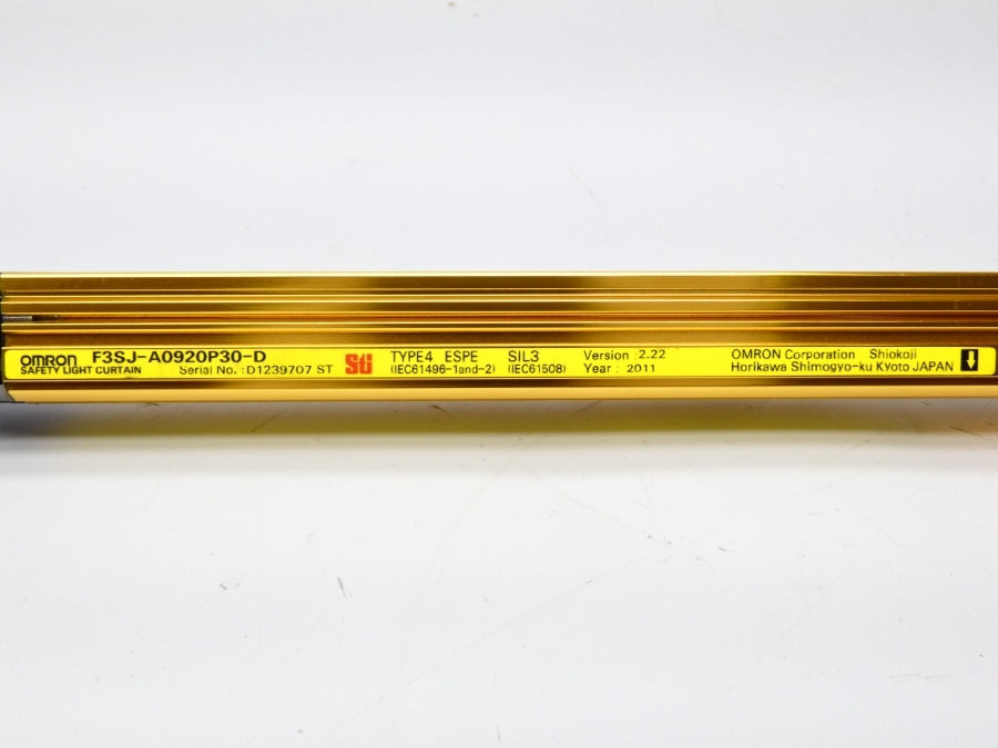 OMRON F3SJ-A0920P30-D VER. 2.22 24VDC UNMP