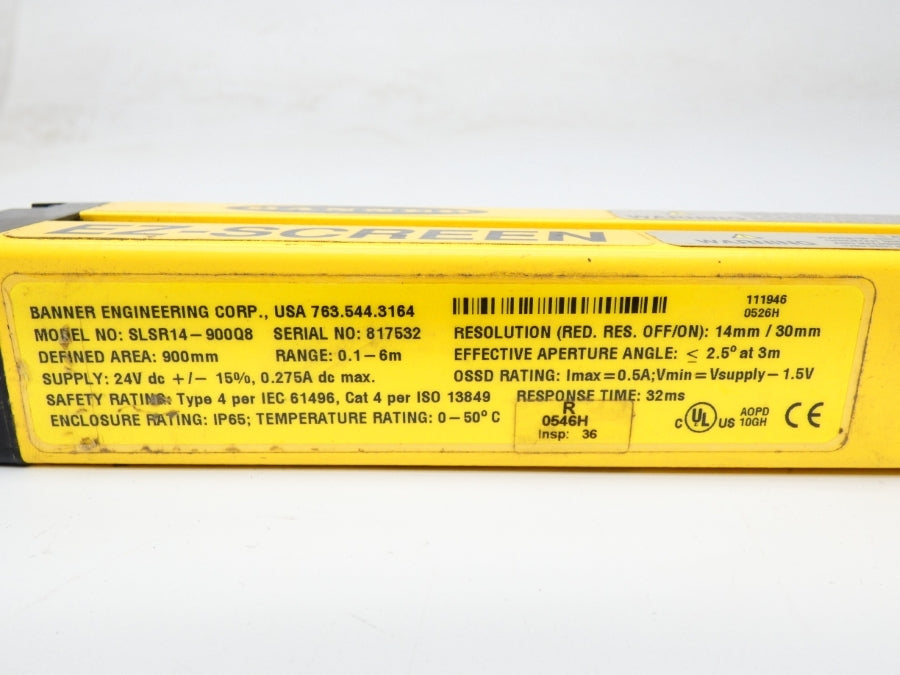 BANNER ENGINEERING SLSR14-900Q8 24VDC UNMP