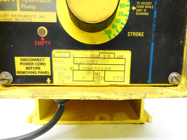 LUFT INSTRUMENTS 16/150 115V 1.5A UNMP