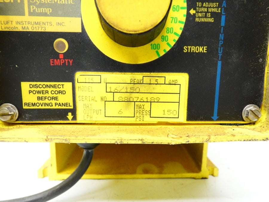 LUFT INSTRUMENTS 16/150 115V 1.5A UNMP