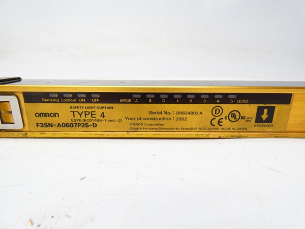 OMRON F3SN-A0607P25-D UNMP