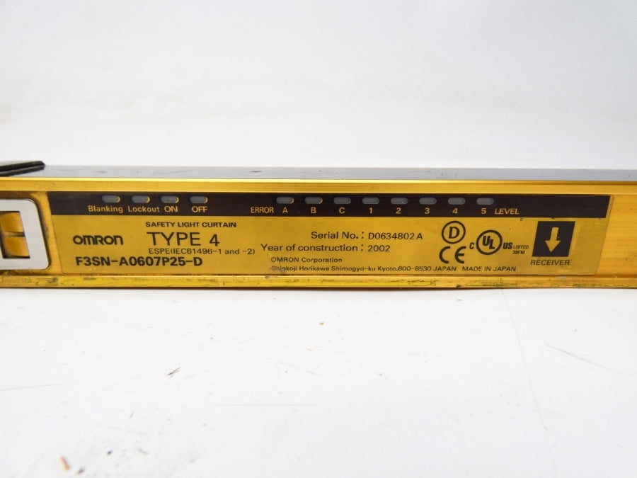 OMRON F3SN-A0607P25-D UNMP