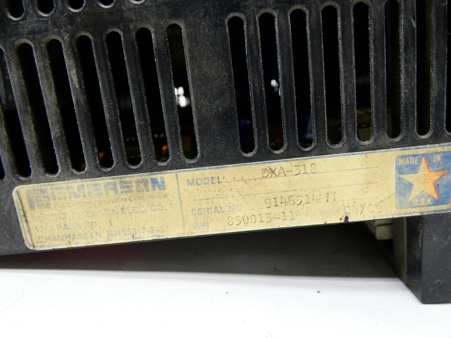 EMERSON DXA-318 850015-11 REV. C4/C9 UNMP