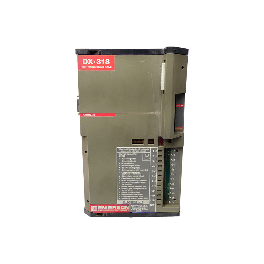 EMERSON DXA-318 850015-11 REV. C3/C9 UNMP