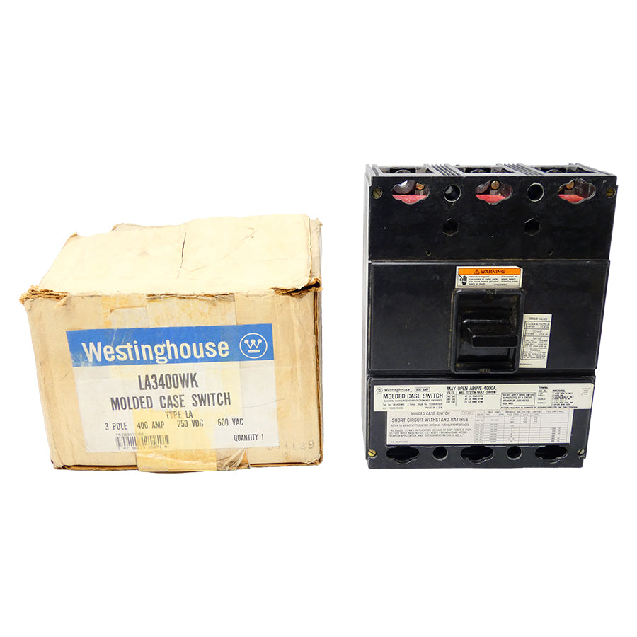 WESTINGHOUSE LA3400WK 600VAC 400A NSMP