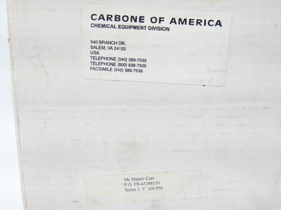CARBONE OF AMERICA SERIES 3 100PSI 3" NSMP