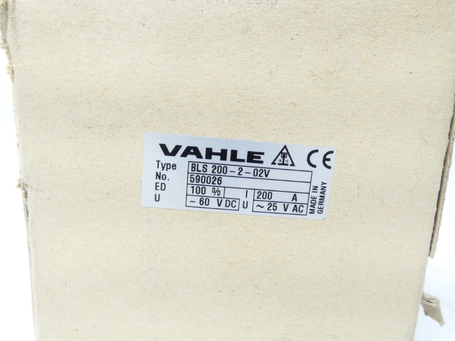 VAHLE BLS200-2-02V 60VDC 200A NSMP