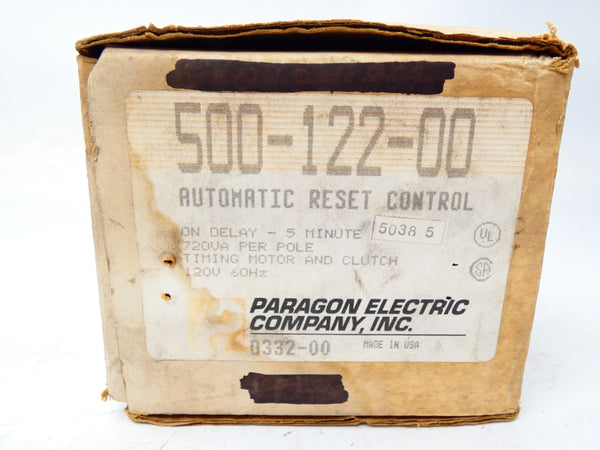 PARAGON ELECTRIC 500-122-00 120V 5MIN NSMP