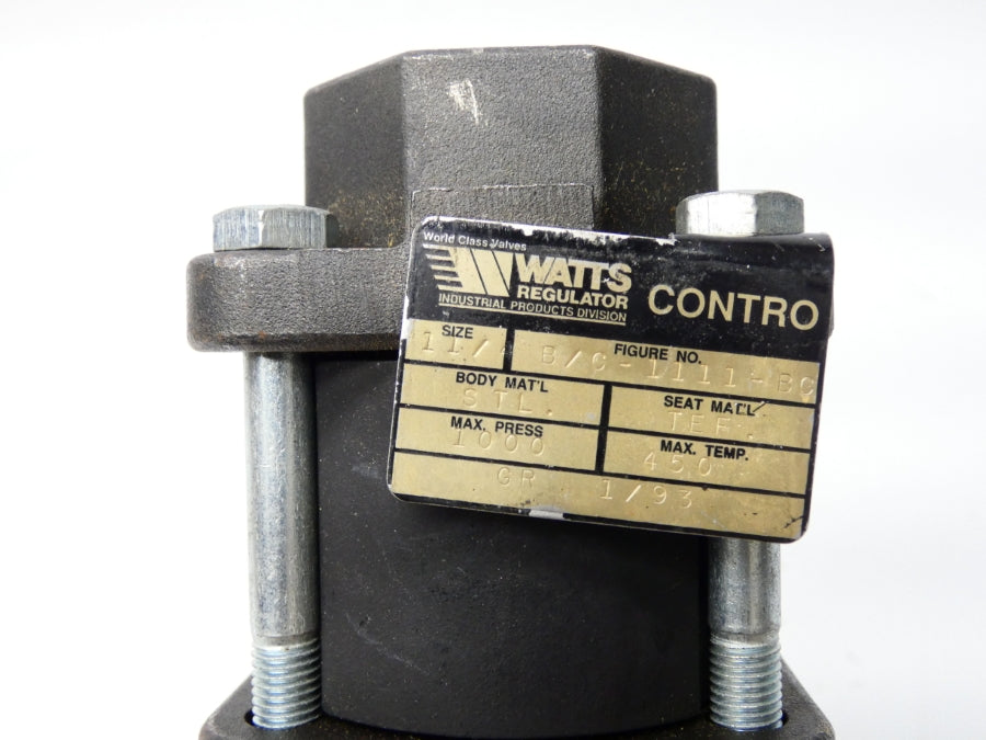 WATTS B/C-1111-BC 1-1/4" NSNP