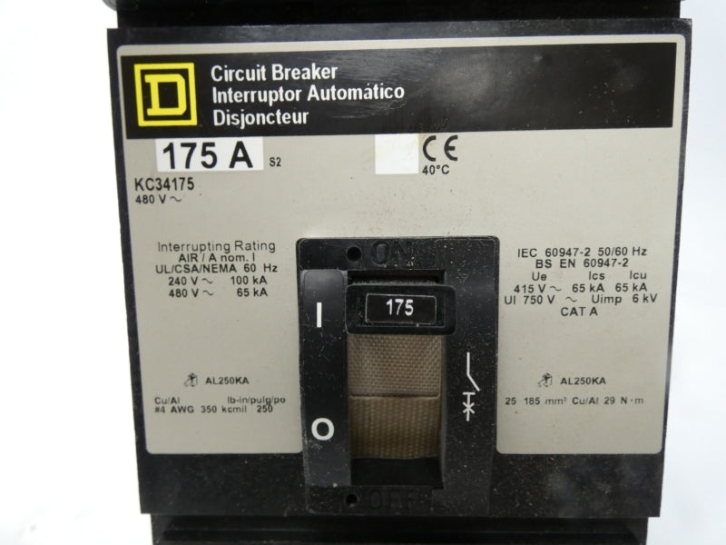 SQUARE D KC34175 480V 175A (GRAY) NSMP