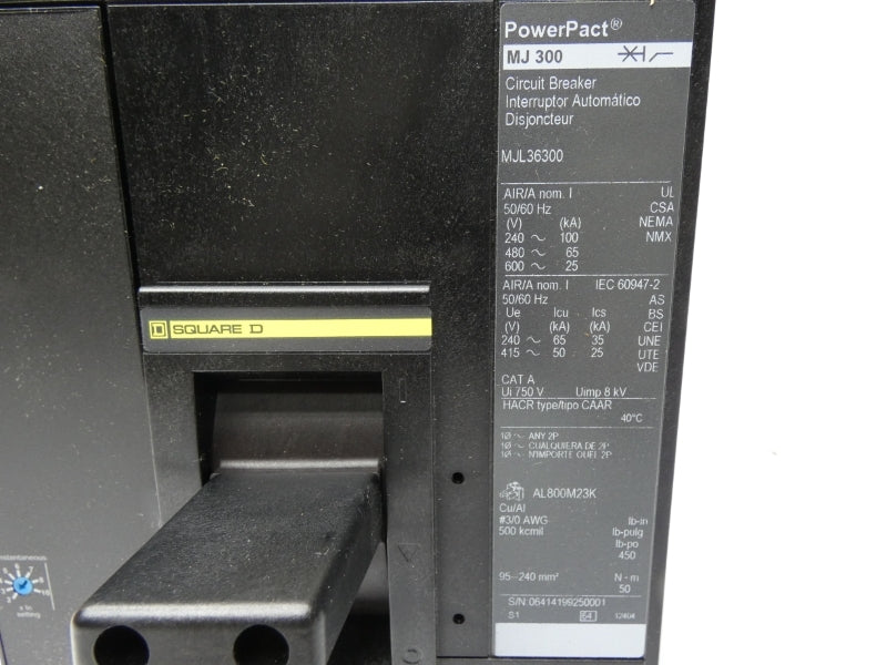 SQUARE D MJL36300 600V 300A NSMP