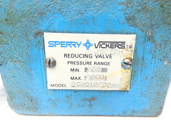 VICKERS DGX012F52 250-2000PSI UNMP